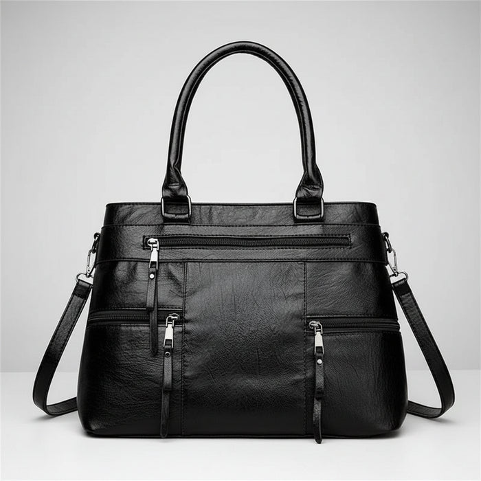 SaneShoppe-Luxury Leather Handbag Women's Crossbody Tote Casual Shoulder Purse Elegant Brand