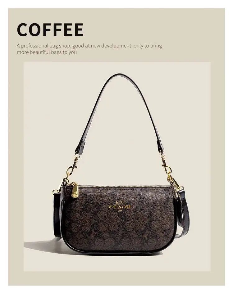 SaneShoppe - Elegant Women's Underarm Bag Hot Popular Ladies Shoulder Bag PU Leather Luxury Handbag Ladies Bag Designer Crossbody Bag