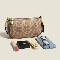 SaneShoppe - Elegant Women's Underarm Bag Hot Popular Ladies Shoulder Bag PU Leather Luxury Handbag Ladies Bag Designer Crossbody Bag