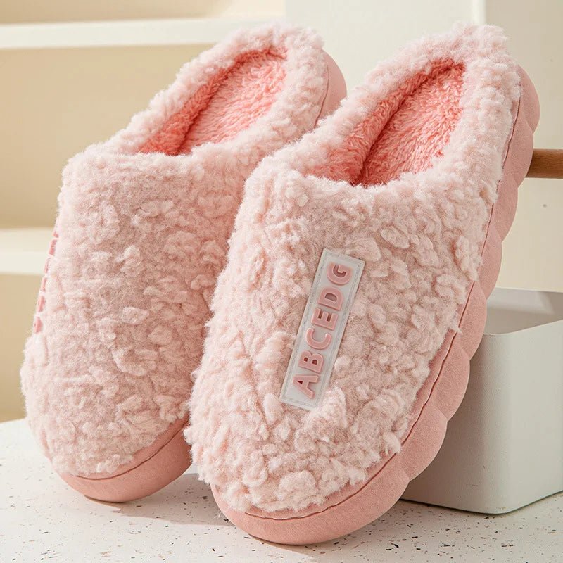 SaneShoppe - Evshine Winter Warm Cotton Slippers Living Room Bedroom Slippers Women Fashion Comfort House Slides Casual Slippers For Women