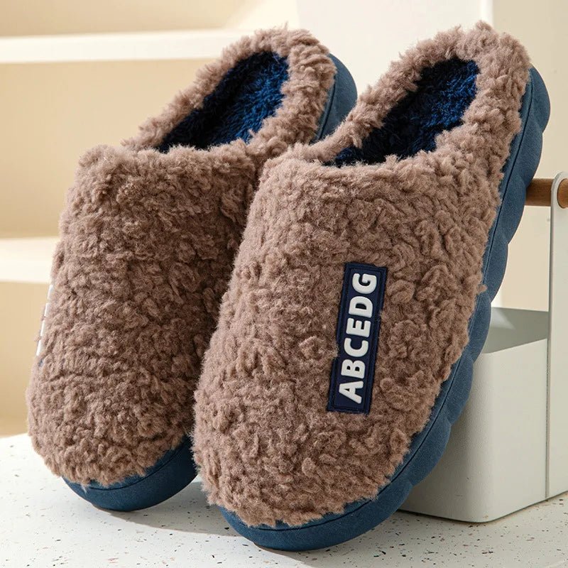 SaneShoppe - Evshine Winter Warm Cotton Slippers Living Room Bedroom Slippers Women Fashion Comfort House Slides Casual Slippers For Women