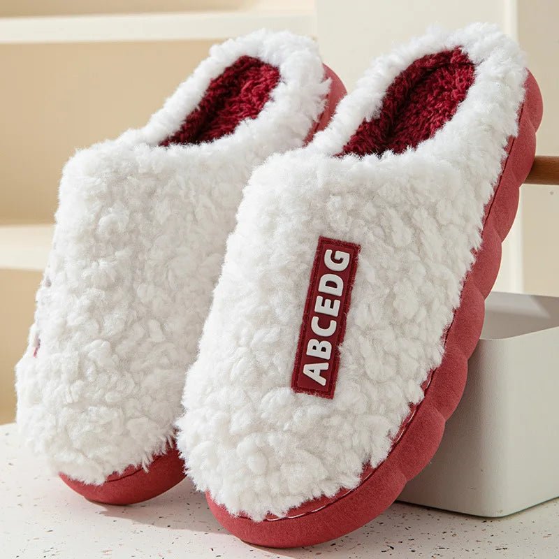 SaneShoppe - Evshine Winter Warm Cotton Slippers Living Room Bedroom Slippers Women Fashion Comfort House Slides Casual Slippers For Women