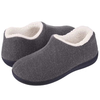 SaneShoppe - Eyriphy Short Plush Slippers For Women Winter Warm Cozy Home Slides Flat Non - Slips Female Slippers Fur Suede Soft Bottom Shoes