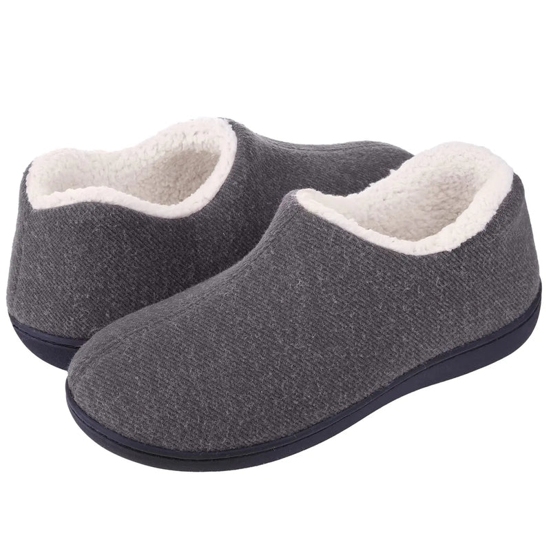 SaneShoppe - Eyriphy Short Plush Slippers For Women Winter Warm Cozy Home Slides Flat Non - Slips Female Slippers Fur Suede Soft Bottom Shoes