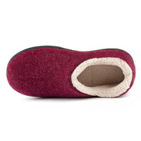SaneShoppe - Eyriphy Short Plush Slippers For Women Winter Warm Cozy Home Slides Flat Non - Slips Female Slippers Fur Suede Soft Bottom Shoes