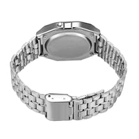 SaneShoppe-Stylish F91W Steel Band LED Digital Sports Watch for Business Women and Men