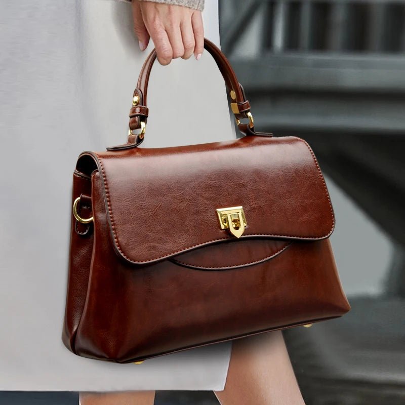 SaneShoppe - Fashion Female Handbag High Quality Soft Leather Single Shoulder Square Bag Luxury Famous Designer Is Women Crossbody Sac A Main