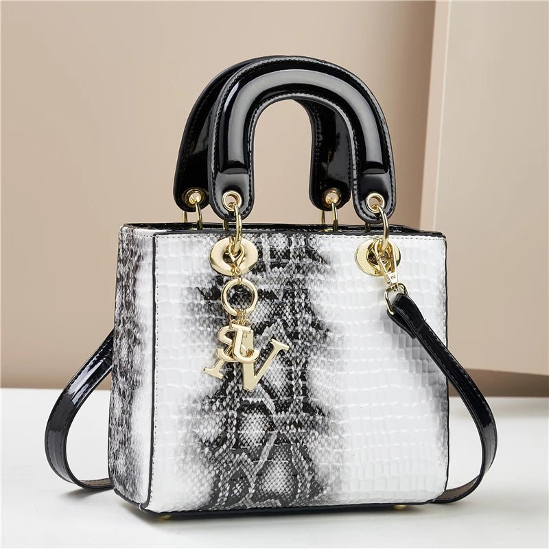 SaneShoppe - Fashion gradient high - grade alligator print women's handbag, texture all matching travel single shoulder crossbody bag