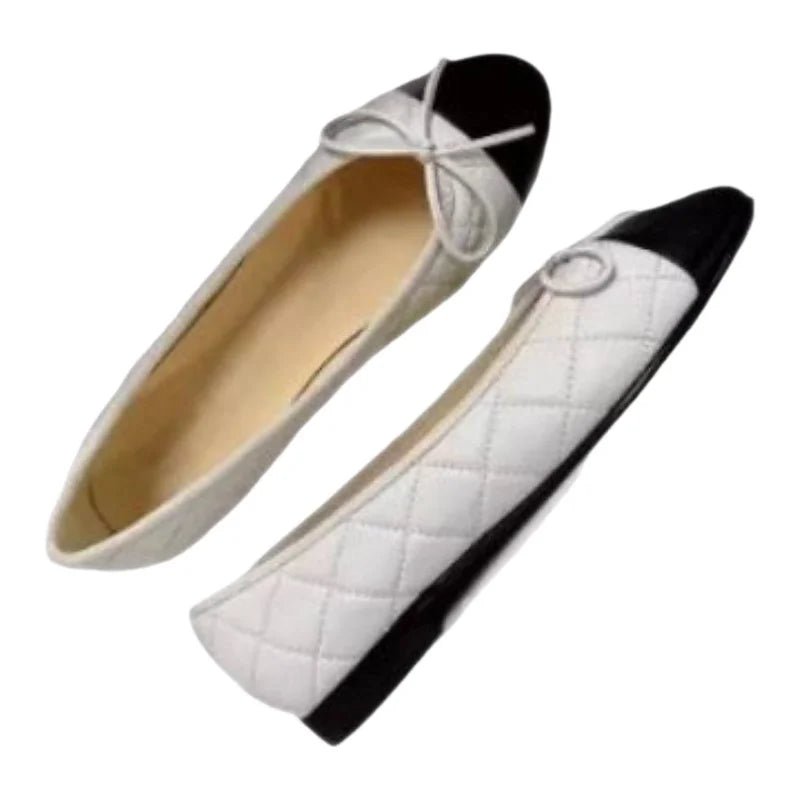 SaneShoppe-French Style Women's Classic Ballet Flats with Butterfly Knot Detail
