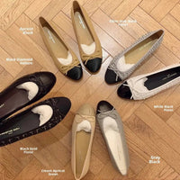 SaneShoppe-French Style Women's Classic Ballet Flats with Butterfly Knot Detail