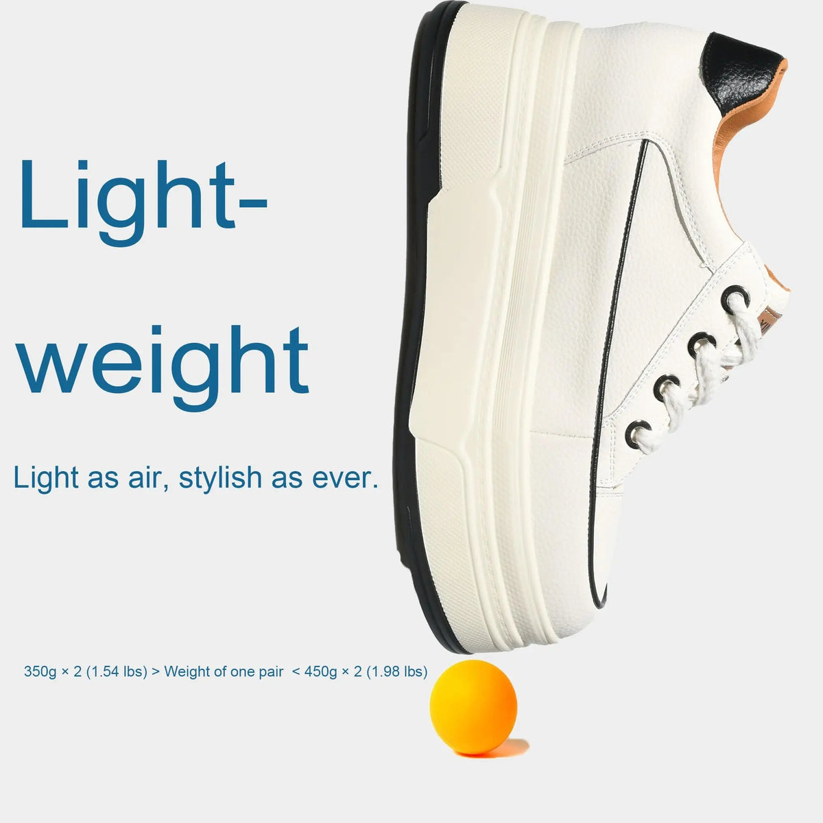 SaneShoppe - Fujin 9cm 3 inch comfortable platform sneakers for women Genuine Leather Women Vulcanized Shoes Platform High Heels Casual Shoes