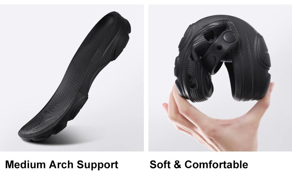 SaneShoppe - Gacimy Men Clogs Slippers Summer EVA Garden Shoes Classic Outdoor Antiskid Sole Beach Slides Unisex Comfort House Clogs Sanadals