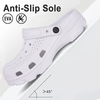 SaneShoppe - Gacimy Men Clogs Slippers Summer EVA Garden Shoes Classic Outdoor Antiskid Sole Beach Slides Unisex Comfort House Clogs Sanadals