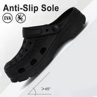 SaneShoppe - Gacimy Men Clogs Slippers Summer EVA Garden Shoes Classic Outdoor Antiskid Sole Beach Slides Unisex Comfort House Clogs Sanadals