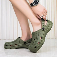 SaneShoppe - Gacimy Men Clogs Slippers Summer EVA Garden Shoes Classic Outdoor Antiskid Sole Beach Slides Unisex Comfort House Clogs Sanadals