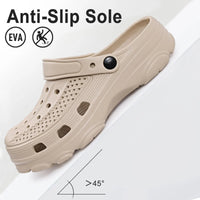 SaneShoppe - Gacimy Men Clogs Slippers Summer EVA Garden Shoes Classic Outdoor Antiskid Sole Beach Slides Unisex Comfort House Clogs Sanadals