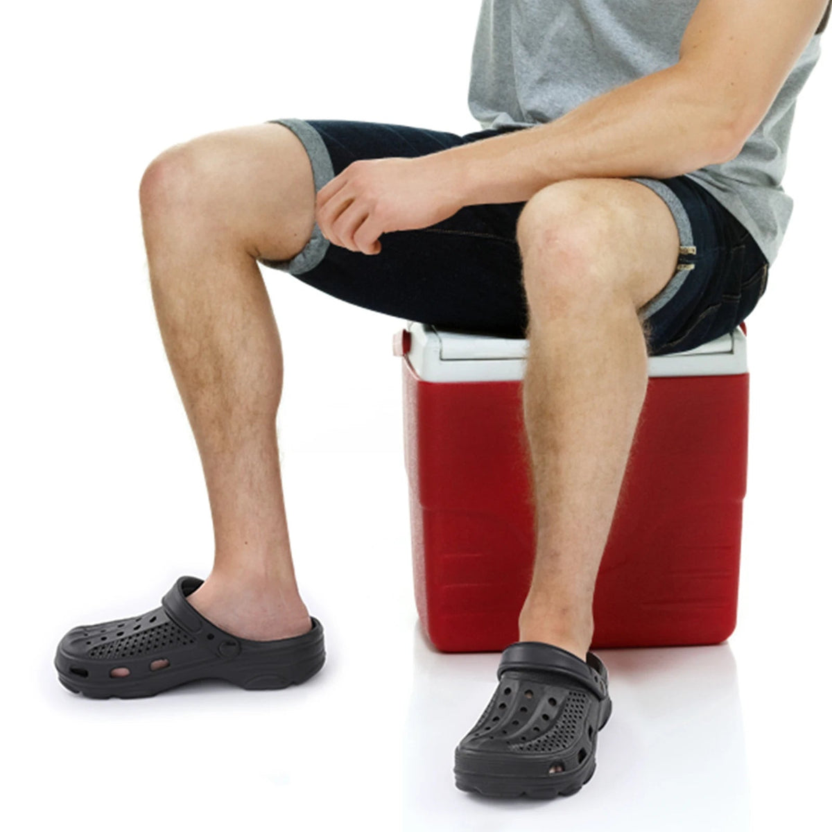 SaneShoppe - Gacimy Men Clogs Slippers Summer EVA Garden Shoes Classic Outdoor Antiskid Sole Beach Slides Unisex Comfort House Clogs Sanadals