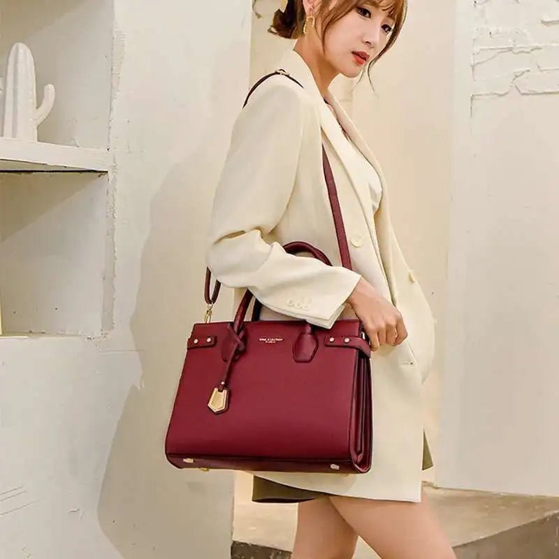 SaneShoppe - Genuine Brand Handbags For Women 2025 Ladies Hand Bag Female Leather Shoulder Top - Handle Crossbody Bags Casual Tote Sac сумка