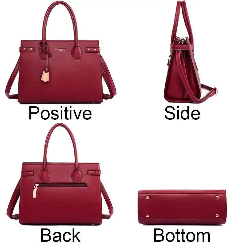 SaneShoppe - Genuine Brand Handbags For Women 2025 Ladies Hand Bag Female Leather Shoulder Top - Handle Crossbody Bags Casual Tote Sac сумка