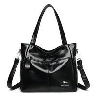 SaneShoppe - Genuine Brand Soft Leather Hand Bag Luxury Handbags Women Bags Designer Female Shoulder Crossbody Tote Bags for Women Sac