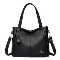 SaneShoppe - Genuine Brand Soft Leather Hand Bag Luxury Handbags Women Bags Designer Female Shoulder Crossbody Tote Bags for Women Sac