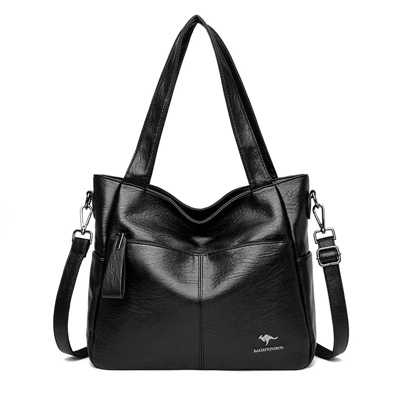 SaneShoppe - Genuine Brand Soft Leather Hand Bag Luxury Handbags Women Bags Designer Female Shoulder Crossbody Tote Bags for Women Sac