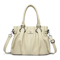 SaneShoppe - Genuine Casual Tote Bag Luxury Handbags For Women Designer Purses and Handbag High Quality Soft Leather Commuting Hand Bags