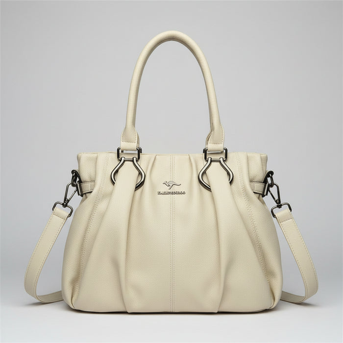 SaneShoppe - Genuine Casual Tote Bag Luxury Handbags For Women Designer Purses and Handbag High Quality Soft Leather Commuting Hand Bags