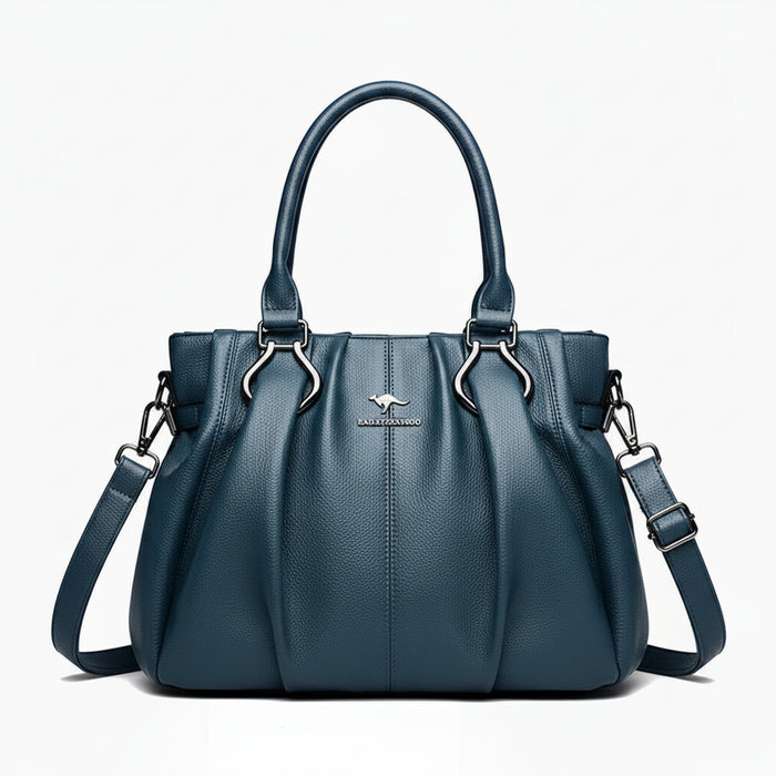 SaneShoppe - Genuine Casual Tote Bag Luxury Handbags For Women Designer Purses and Handbag High Quality Soft Leather Commuting Hand Bags