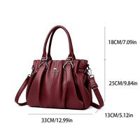 SaneShoppe - Genuine Casual Tote Bag Luxury Handbags For Women Designer Purses and Handbag High Quality Soft Leather Commuting Hand Bags