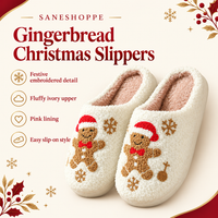 Cozy Winter Gingerbread Slippers for Ultimate Comfort