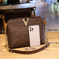 SaneShoppe - GLMAHUA Luxury Crossbody Shoulder Bags For Women Sling Chain Messenger Bag Pu Leather Woman Handbags Shell Hand Bag Female