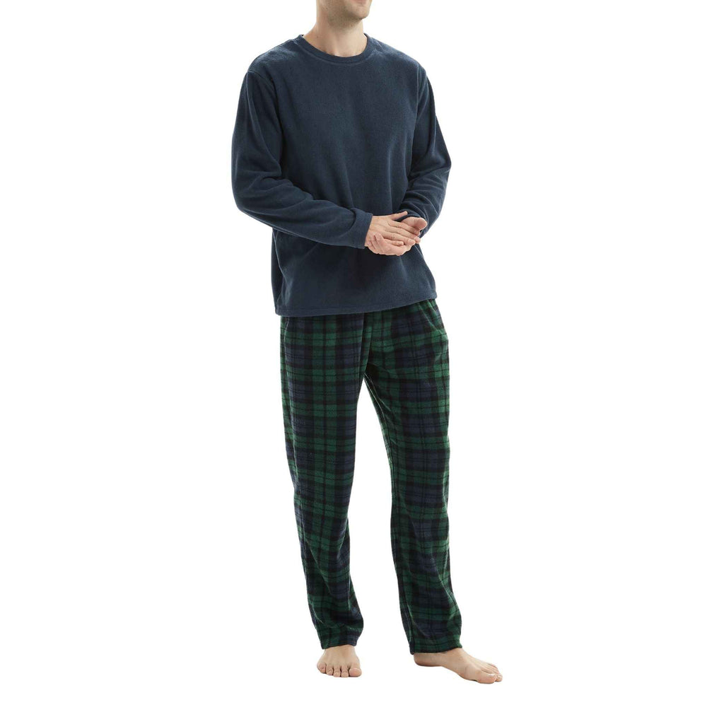 Green Long-Sleeve Fleece Pyjama Sets for Ultimate Comfort and Style