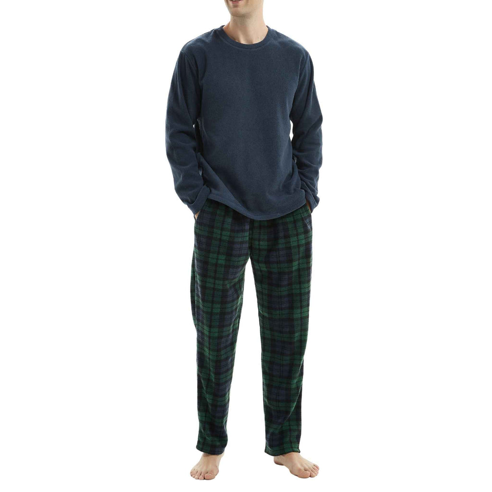 Green Long-Sleeve Fleece Pyjama Sets for Ultimate Comfort and Style