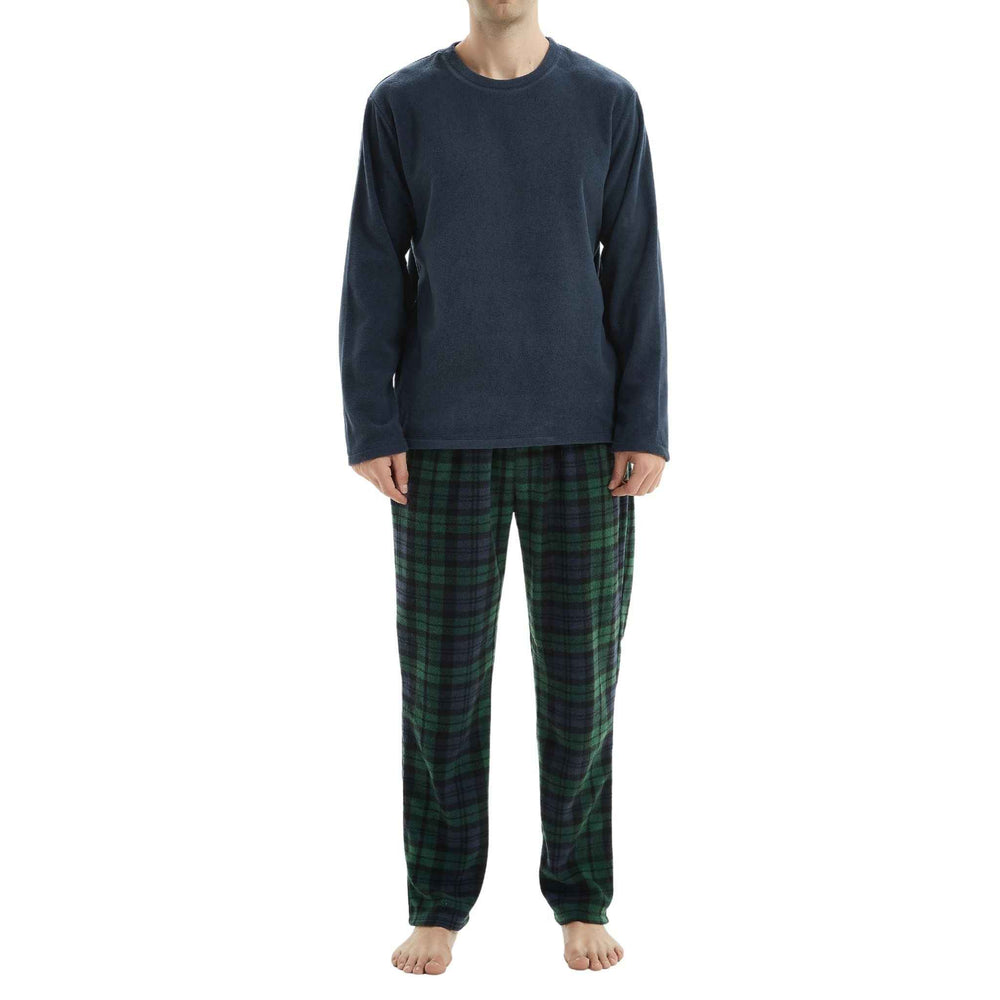 Green Long-Sleeve Fleece Pyjama Sets for Ultimate Comfort and Style
