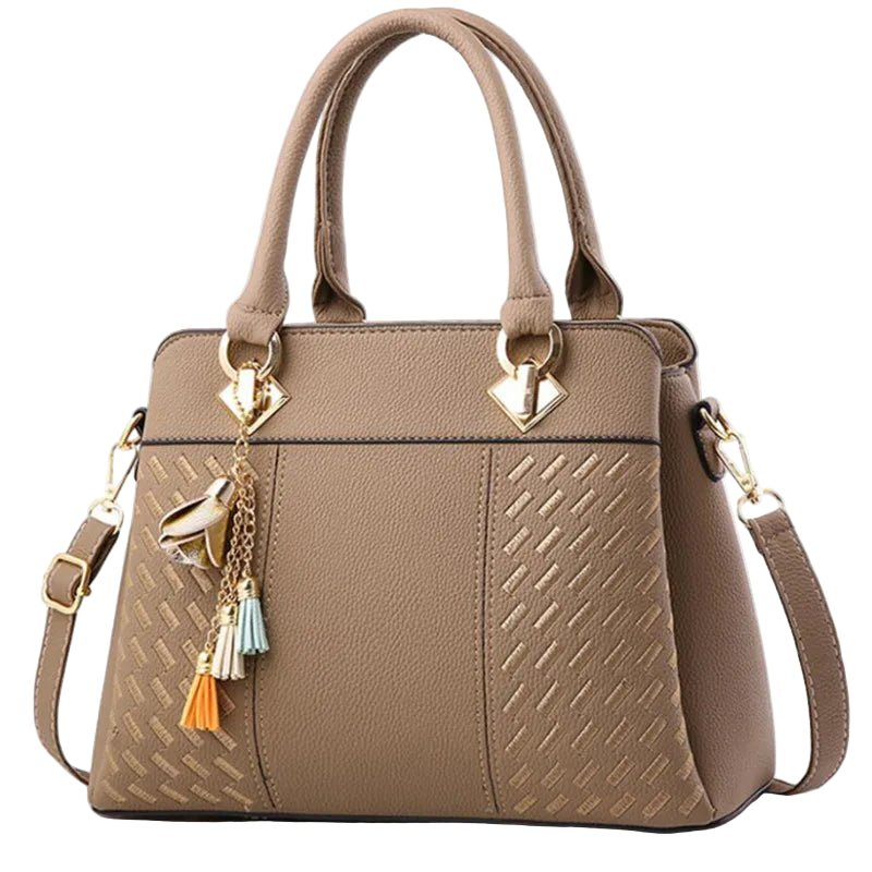 SaneShoppe - Gusure Luxury Handbag Women Crossbody Bag with tassel hanging Large Capacity Female Shoulder Bags Embroidery Tote Sac A Main