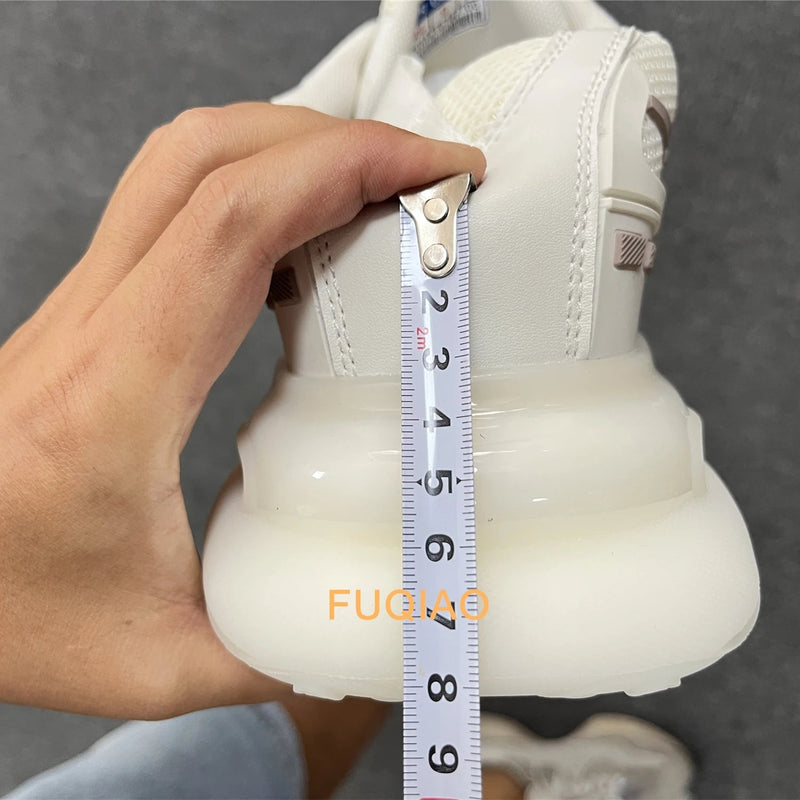 SaneShoppe - High Quality Casual Sports Elevator Shoes Height Boosting Dad Shoes for Men Hidden Heels Increase Insole 8CM Unisex Lift Sneaker