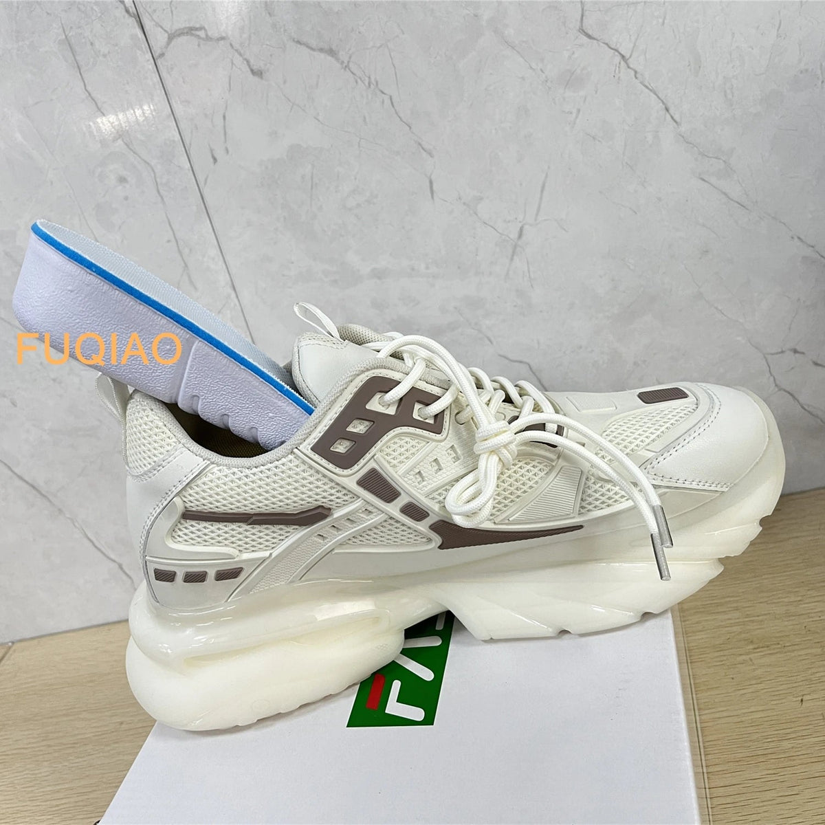 SaneShoppe - High Quality Casual Sports Elevator Shoes Height Boosting Dad Shoes for Men Hidden Heels Increase Insole 8CM Unisex Lift Sneaker