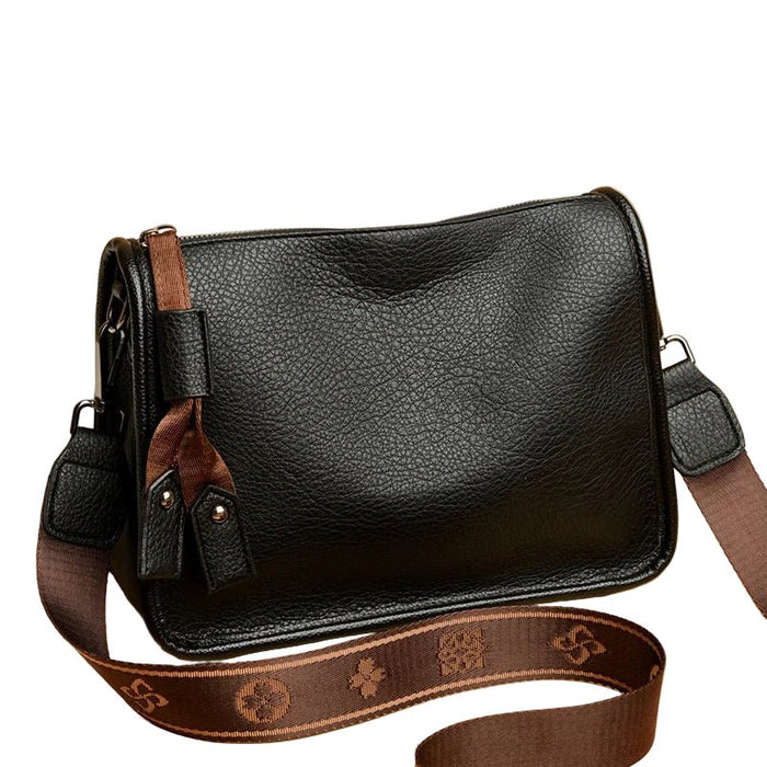 SaneShoppe - High Quality Genuine Leather Women Tote Bag Luxury Soft Cowhide Ladies Shoulder Crossbody Bags 2024 Fashion Female Messenger Sac