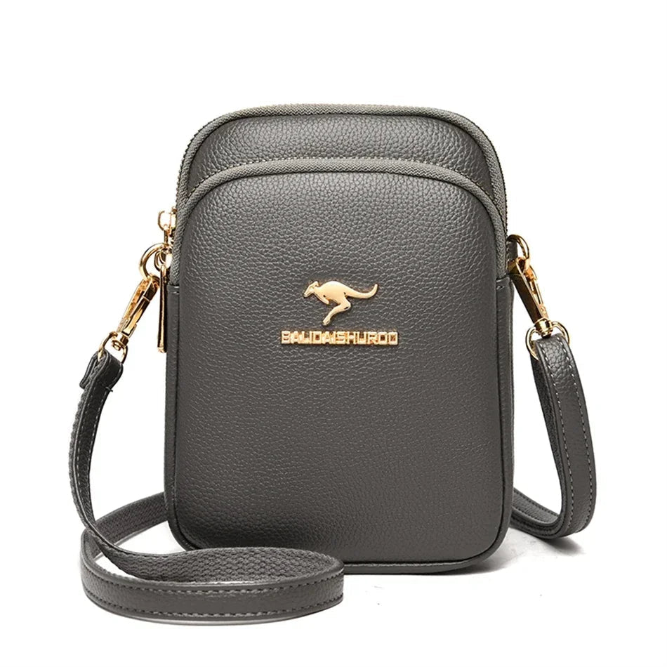 SaneShoppe - High Quality Leather Elegnat Female Shell Bag Purses Handbags Luxury Designer Shoulder Crossbody Messenger Bags Women Wallet Sac