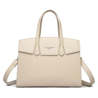 SaneShoppe - High Quality Soft Leather Women's Handbag Luxury Designer Ladies Shoulder Crossbody Bag Female Casual Tote Bag Solid Color Purse