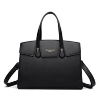 SaneShoppe - High Quality Soft Leather Women's Handbag Luxury Designer Ladies Shoulder Crossbody Bag Female Casual Tote Bag Solid Color Purse