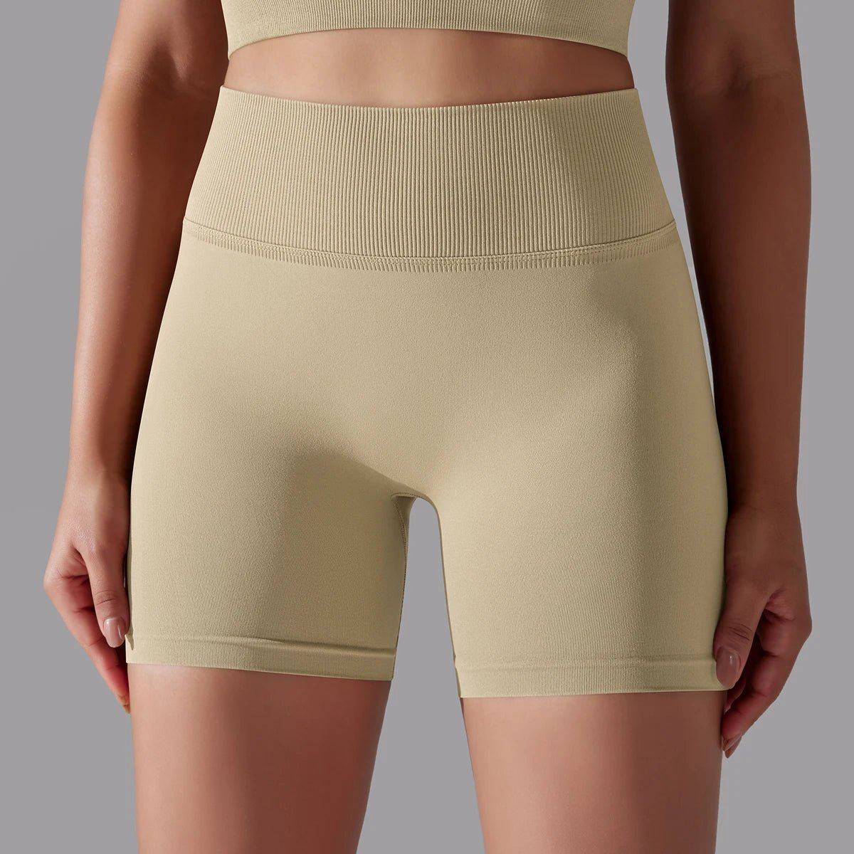 SaneShoppe High Waist Yoga Shorts - Lift & Sculpt Fitness Butt - Sportswear for Women