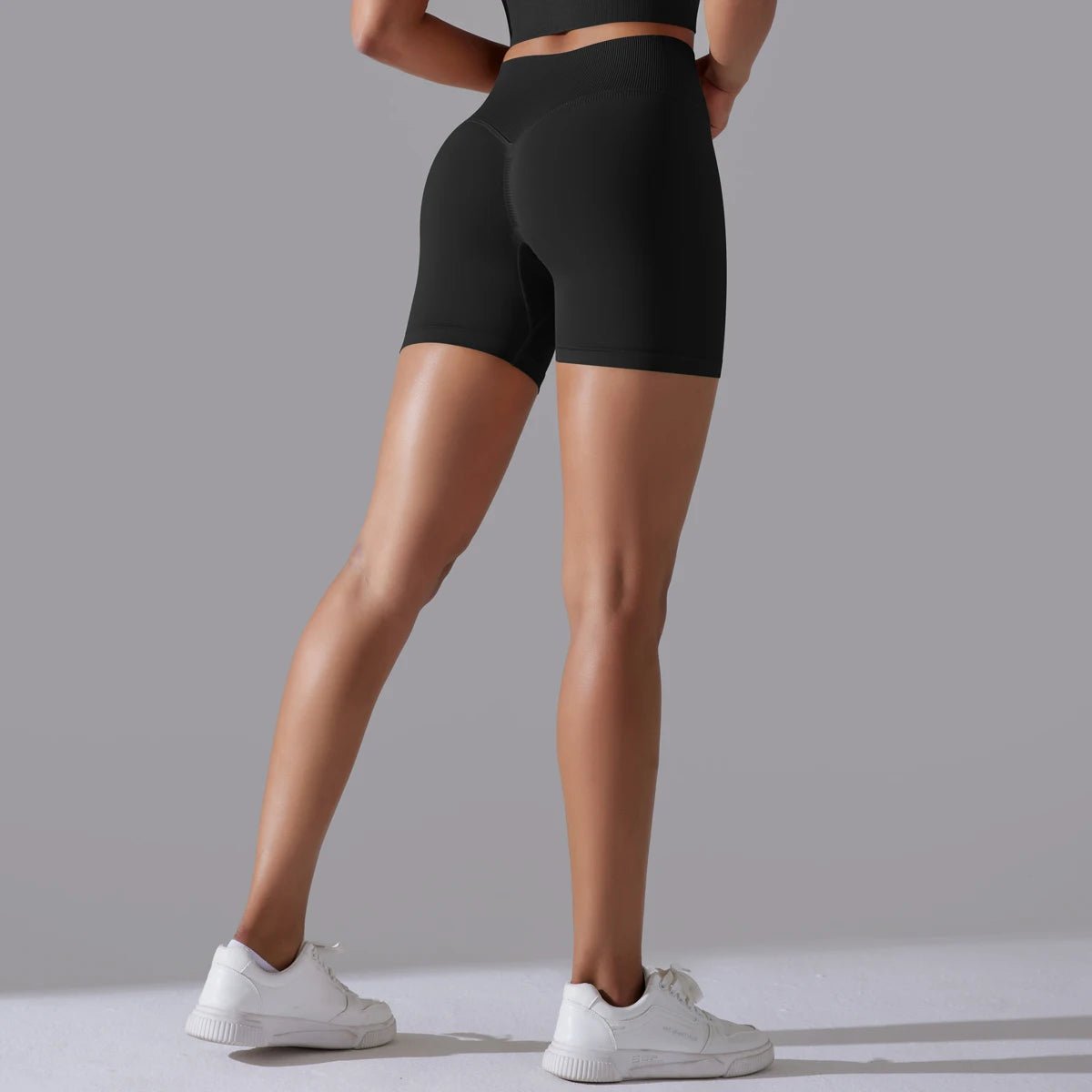 SaneShoppe High Waist Yoga Shorts - Lift & Sculpt Fitness Butt - Sportswear for Women