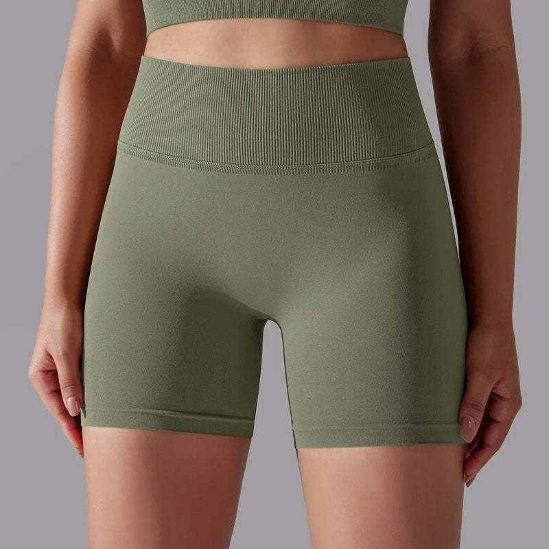 SaneShoppe - High Waist Yoga Shorts - Lift & Sculpt Fitness Butt - Sportswear for Women