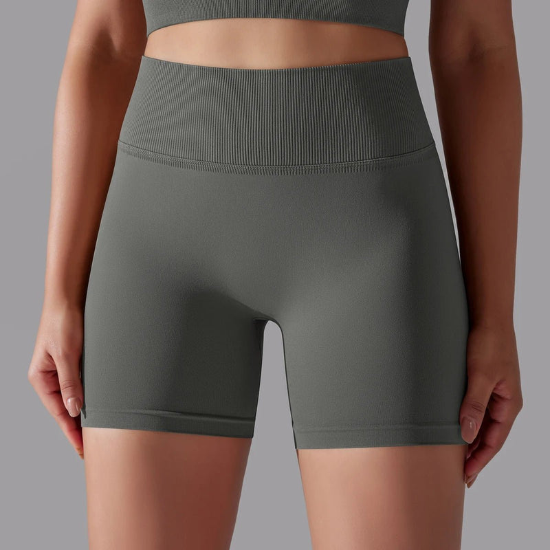 SaneShoppe High Waist Yoga Shorts - Lift & Sculpt Fitness Butt - Sportswear for Women