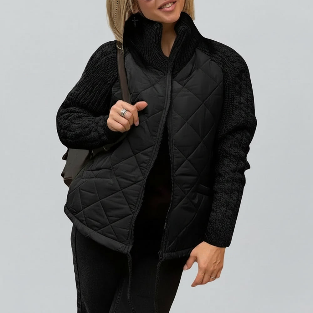 SaneShoppe - Jacket Women Winter Coat Women Full Sleeve Zip - up Padded Coat Autumn