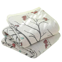 SaneShoppe-Soft Cotton Japanese Gauze Summer Blanket for Sofa and Bed