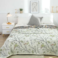 SaneShoppe-Soft Cotton Japanese Gauze Summer Blanket for Sofa and Bed