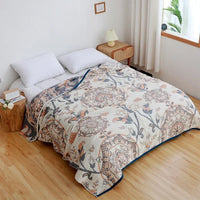 SaneShoppe-Soft Cotton Japanese Gauze Summer Blanket for Sofa and Bed